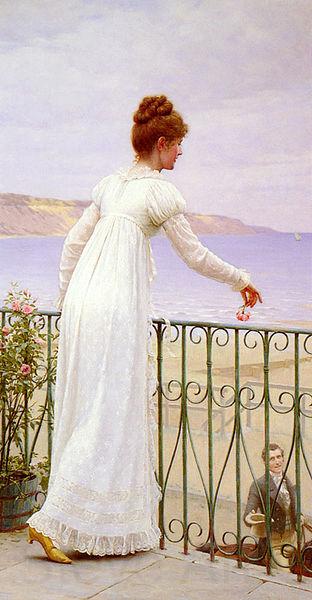 Edmund Blair Leighton A Favor Norge oil painting art